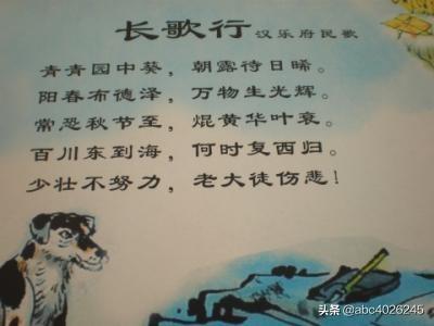 长歌行古诗意思解释（长歌行古诗意思解释简单）